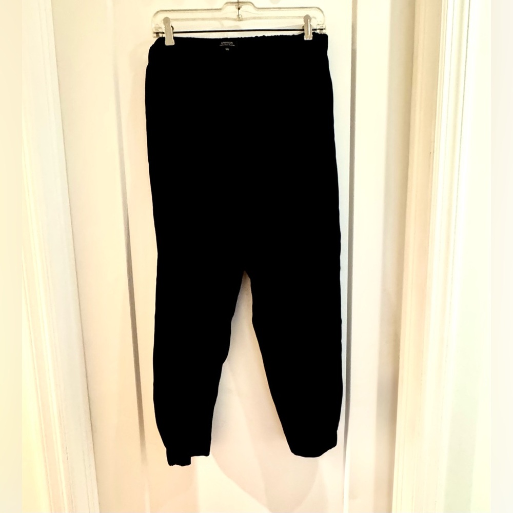 Babaton Solid Black Women’s Joggers. Elastic Waist.Pull On.Excellent Cond size L
